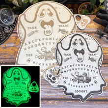 Load image into Gallery viewer, Halloween Ghost, Glow-In-The-Dark Talking Board
