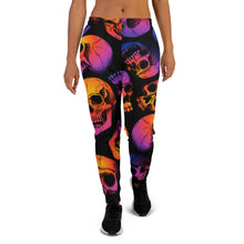 Load image into Gallery viewer, Skulls at Dusk Women&#39;s Joggers
